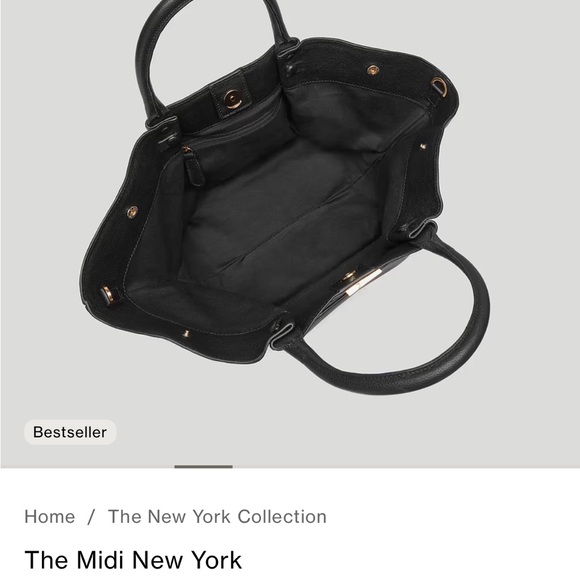 DeMellier Black Midi New York Tote - Picture 3 of 8
